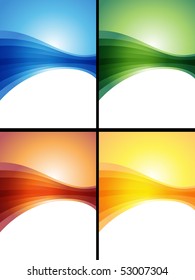 Set abstract backgrounds