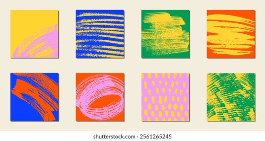 Set abstract backgrounds 