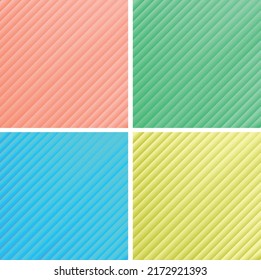 Set of abstract backgrounds in different colors. Vector art illustration