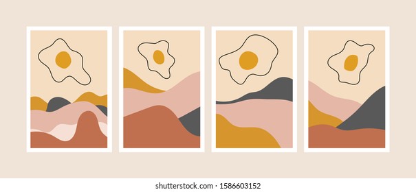 Set of Abstract backgrounds with hand drawn textures, memphis style. Universal pastel colors. Wallpaper fashion design.