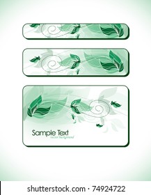 Set of Abstract Backgrounds. Illustration in Vector Format.