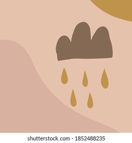 Set of abstract backgrounds, modern art, minimalism, beauty, nude
