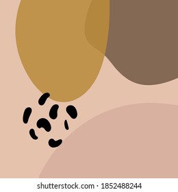 Set of abstract backgrounds, modern art, minimalism, beauty, nude