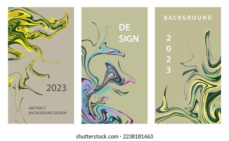 Set of abstract backgrounds for sale background, social media and poster backgrounds. liquid background.