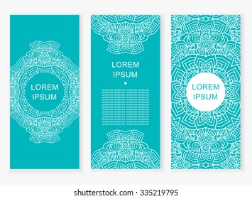 Set of abstract backgrounds with space for your text