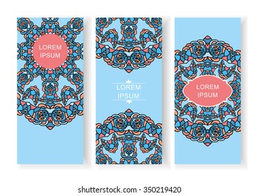 Set of abstract backgrounds with space for your text