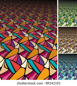 Set of Abstract backgrounds. Square aspect ratio