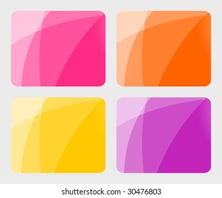 Set of abstract backgrounds. Vector-Illustration