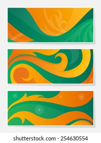 Set of abstract backgrounds for website, banners or identity.