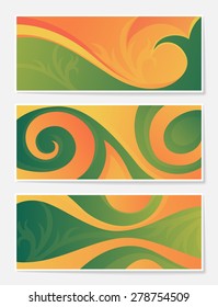 Set of abstract backgrounds for website, banners or identity.