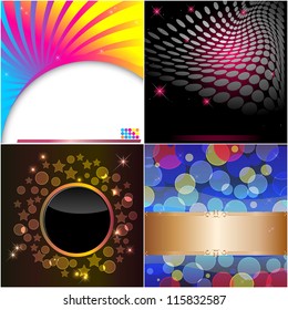 Set abstract backgrounds for your website. 10eps vector.