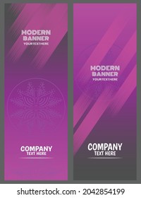 Set of abstract banner design web templates, horizontal header web banner. Modern for website design, Social Media Cover advertising banner, flyer, invitation card
