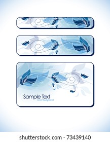 Set of Abstract Banners. Eps10.