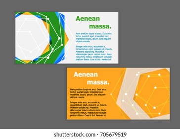 Set of abstract banners. Honeycombs organic product background. Art template design, list, page, mockup brochure style, banner, idea, cover, booklet, print, flyer, book, blank, card, ad, sign, sheet