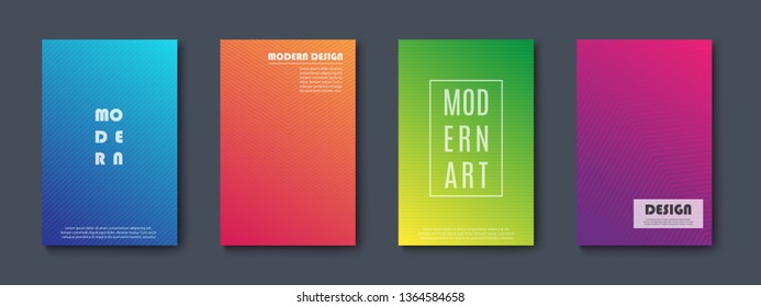 Set of Abstract Banners.Modern design.Vector illustration