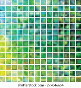 Set of abstract blurred colorful backgrounds. Vector