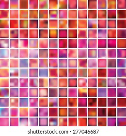Set of abstract blurred colorful backgrounds. Vector