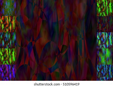 Set of abstract blurred colorful backgrounds. For Web and Mobile Applications, art illustration template design, business infographic and social media, modern decoration, banner, poster, brochure.