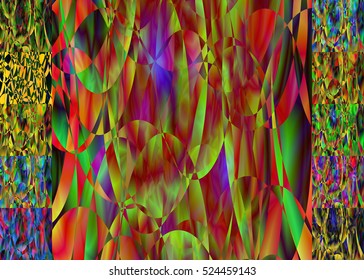 Set of abstract blurred colorful backgrounds. For Web and Mobile Applications, art illustration template design, business infographic and social media, modern decoration, banner, poster, brochure.