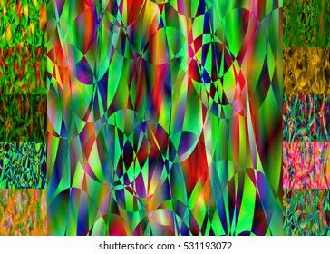 Set of abstract blurred colorful backgrounds. For Web and Mobile Applications, art illustration template design, business infographic and social media, modern decoration, banner, poster, brochure.
