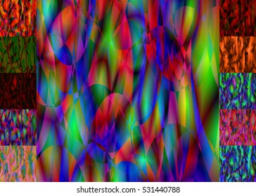 Set of abstract blurred colorful backgrounds. For Web and Mobile Applications, art illustration template design, business infographic and social media, modern decoration, banner, poster, brochure.