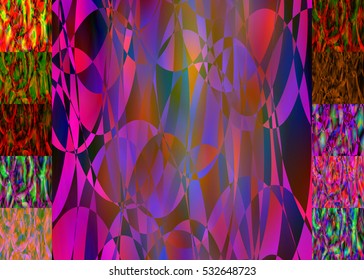 Set of abstract blurred colorful backgrounds. For Web and Mobile Applications, art illustration template design, business infographic and social media, modern decoration, banner, poster, brochure.