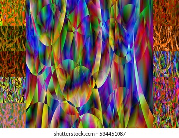 Set of abstract blurred colorful backgrounds. For Web and Mobile Applications, art illustration template design, business infographic and social media, modern decoration, banner, poster, brochure.
