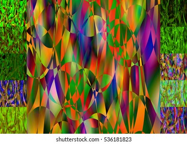 Set of abstract blurred colorful backgrounds. For Web and Mobile Applications, art illustration template design, business infographic and social media, modern decoration, banner, poster, brochure.