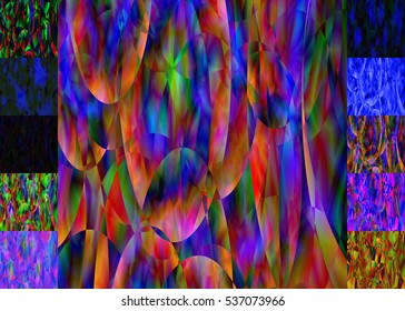 Set of abstract blurred colorful backgrounds. For Web and Mobile Applications, art illustration template design, business infographic and social media, modern decoration, banner, poster, brochure.