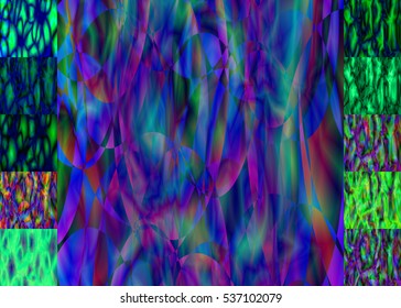 Set of abstract blurred colorful backgrounds. For Web and Mobile Applications, art illustration template design, business infographic and social media, modern decoration, banner, poster, brochure.