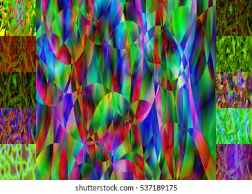 Set of abstract blurred colorful backgrounds. For Web and Mobile Applications, art illustration template design, business infographic and social media, modern decoration, banner, poster, brochure.