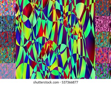 Set of abstract blurred colorful backgrounds. For Web and Mobile Applications, art illustration template design, business infographic and social media, modern decoration, banner, poster, brochure.