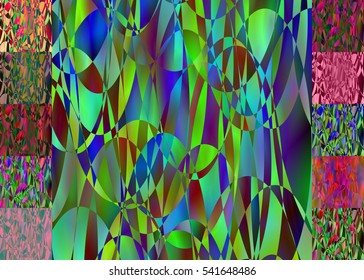 Set of abstract blurred colorful backgrounds. For Web and Mobile Applications, art illustration template design, business infographic and social media, modern decoration, banner, poster, brochure.