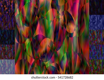 Set of abstract blurred colorful backgrounds. For Web and Mobile Applications, art illustration template design, business infographic and social media, modern decoration, banner, poster, brochure.