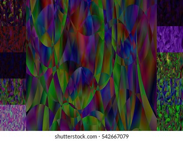 Set of abstract blurred colorful backgrounds. For Web and Mobile Applications, art illustration template design, business infographic and social media, modern decoration, banner, poster, brochure.