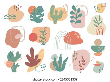 Set of Abstract Bohemian Design Element