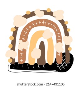 Set of abstract boho elements on white background for embellishments, cards, t-shirt designs, apparel designs, phone cases, canvas prints, fabric designs, scrapbook, and more.