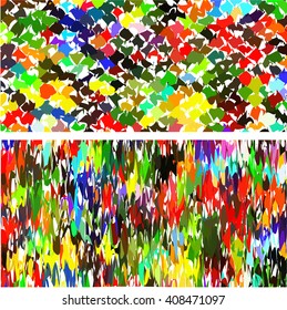 Set of abstract bright colorful background. Vector illustration.