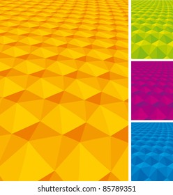 Set of Abstract business backgrounds with perspective effect