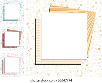 Set of abstract colorful backgrounds, part 28, vector illustration