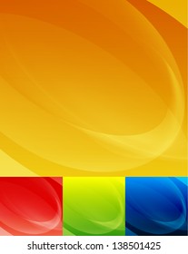 set of abstract colorful blur backgrounds