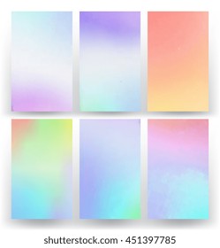 Set of abstract colorful cards