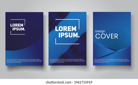 Conjunto De Fondo Geométrico De Color Abstracto. Diseño de cubiertas mínimas. Perfecto para los antecedentes de la portada de revistas, cartel, afiche.