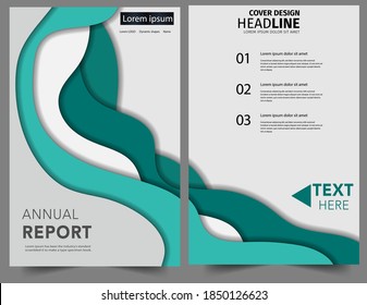 Set Abstract colorful geometric modern annual report flyer Brochure leaflet, the presentation cover, magazine advertising. cover with an abstract background. vector template layout of A4 format