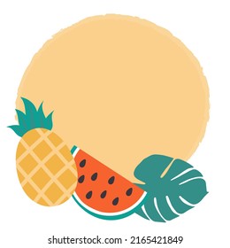 A set of abstract colorful hand drawing graphic elements in trendy shades with copyspace. Sticker.