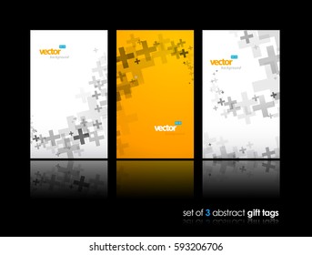 Set of abstract colorful web headers. 