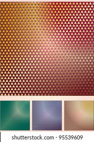 Set of the abstract coloured backgrounds