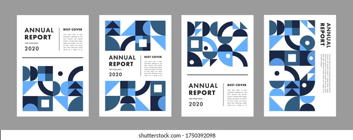 Set of abstract colourful geometrical templates. Universal cover Designs for Annual Report, Brochures, Flyers, Presentations, Leaflet, Magazine.