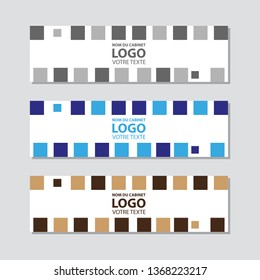 Set of abstract corporate business banner template, horizontal advertising business banner layout template flat design set , clean abstract cover header background for website design