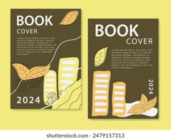 Set von abstrakten künstlerischen Vorlagen. Minimalistisches künstlerisches Design. Geeignet für Buchumschlag, Poster, Visitenkarte, Einladung, Flyer, Broschüre, Post in Social